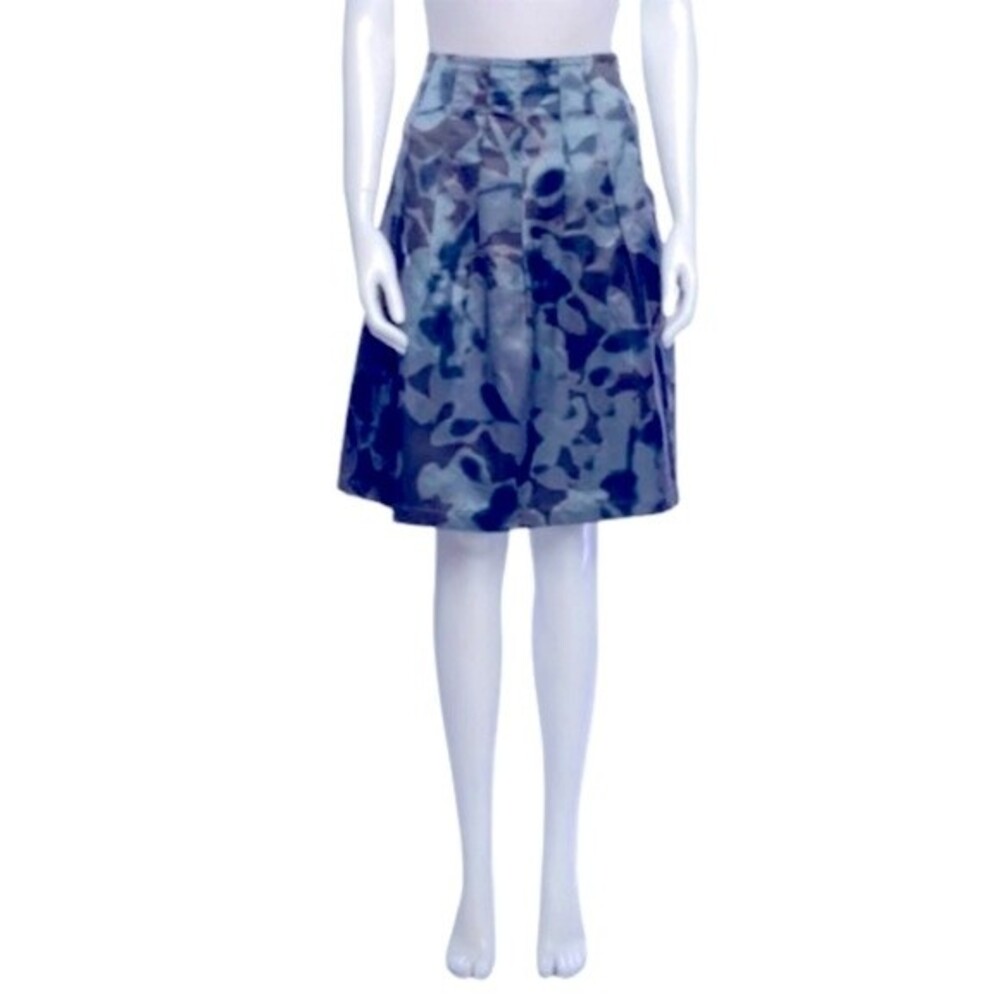 ETRO $2000 Printed Knee-Length Skirt With Pockets. IT 44, US 10. Abstract print